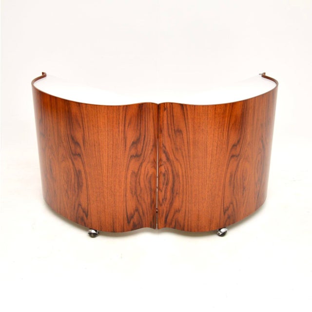 1960s Vintage Italian Drinks Cabinet by Eugenio Gerli for Tecno, 1960s For Sale - Image 5 of 12