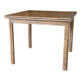 Vintage McGuire Flip Top Dining Table For Sale