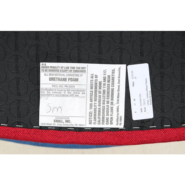 Knoll Mid-Century Modern Eero Saarinen Executive Armless Chairs Black - A Pair For Sale - Image 17 of 18