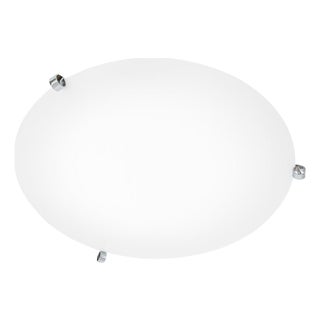 Ögla Ceiling Lamp in Chrome and Opal Acrylic from Konsthantverk Tyringe 1 For Sale
