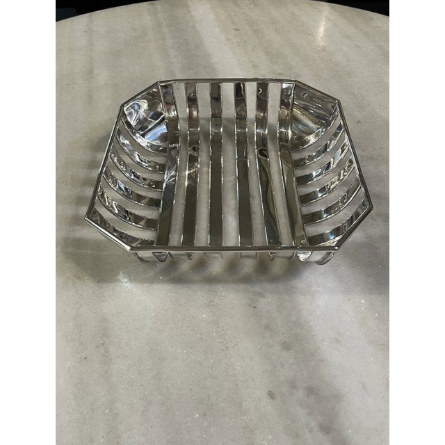 Mid 20th Century Fratelli Cacchione Sterling Silver Center Piece Bowl For Sale In Los Angeles - Image 6 of 12