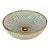 14k Gold Ceramic Bathroom Countertop Round Sink, Custom For Sale