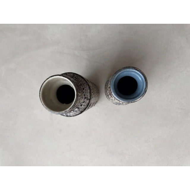Mid-Century 615/25 and 617/28 Vases from Spara Schamotte Keramik, Set of 2 For Sale - Image 5 of 9