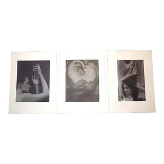 Large Vintage "Georgia O'Keeffe" Photogravures- by Alfred Stieglitz (Usa 1864-1946) - Set of 3 For Sale