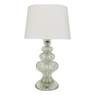 Vintage Murano Glass Table Lamp, 1950s For Sale