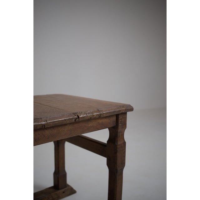 Vintage Sculptural French Oak Chair, 1930s For Sale - Image 13 of 18