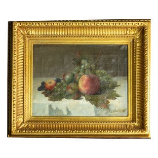 Romantic Still Life, 19th Century, Oil on Canvas, Framed For Sale
