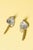 Gilded Silver Earrings by Gertrud Engel, 1948, Set of 2 For Sale - Image 6 of 8
