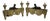 Sphinx Chenets Egyptian Revival 19th Century - A Pair For Sale