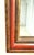 Rustic Red and Gold Vintage Wall Mirror For Sale - Image 9 of 14