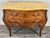 Antique French Walnut Bombe Chest of Drawers with Marble Top For Sale - Image 10 of 17