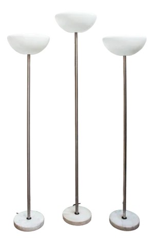 Papavero Floor Lamps by Achille & Pier Giacomo Castiglioni for Flos, 1964, Set of 3