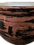 1970s Large Russet-Splashed Black Glaze Fish Bowl Planter For Sale In Los Angeles - Image 6 of 6