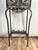 Antique Gothic Revival Cast Iron and Brass Phone Stand Attr. Oscar Bach or Bertram Segar C. 1920 Greenwich Village For Sale - Image 4 of 13
