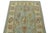 Turkish Oriental Hand Knotted Rug Turkish Oushak 4'3" x 5'7" For Sale - Image 3 of 5