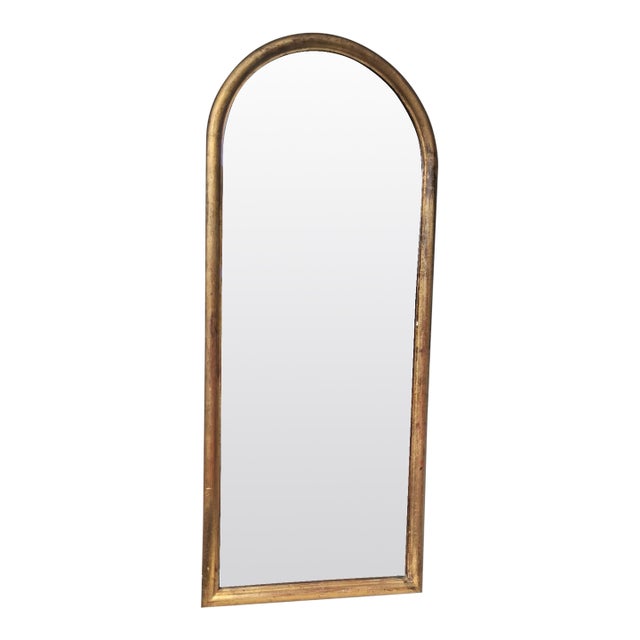 1940's Hollywood Regency Gilt Tole/ Marble/ Giltwood Mirrored Petite Console Table Set For Sale