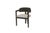 Black Conan Wood Dining Armchair Chair in Black and White For Sale - Image 8 of 12
