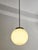 Art Deco Globe Pendant Light in Glass and Chrome, 1930s For Sale - Image 9 of 11