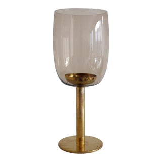 1950s Glass and Brass Lantern Modell L27 by Hans Agne Jakobsson For Sale