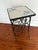 Vintage Wine Bottle Holder Table With Deft Tile For Sale - Image 9 of 12