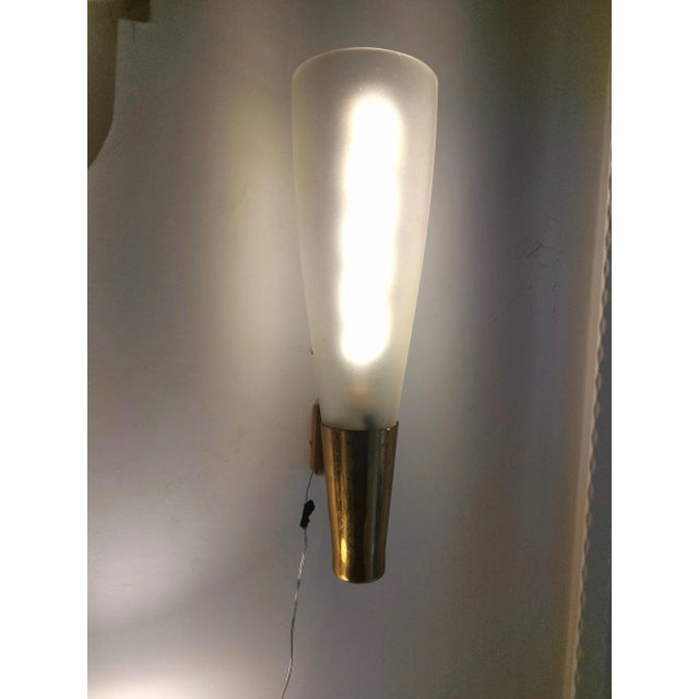 Model 1537 Wall Lamp byPietro Chiesa for Fontana Arte, Italy, 1940s For Sale - Image 3 of 6