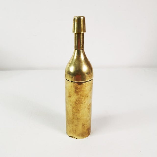 Modernist Brass Shaker, Italy, 1960s For Sale - Image 12 of 14