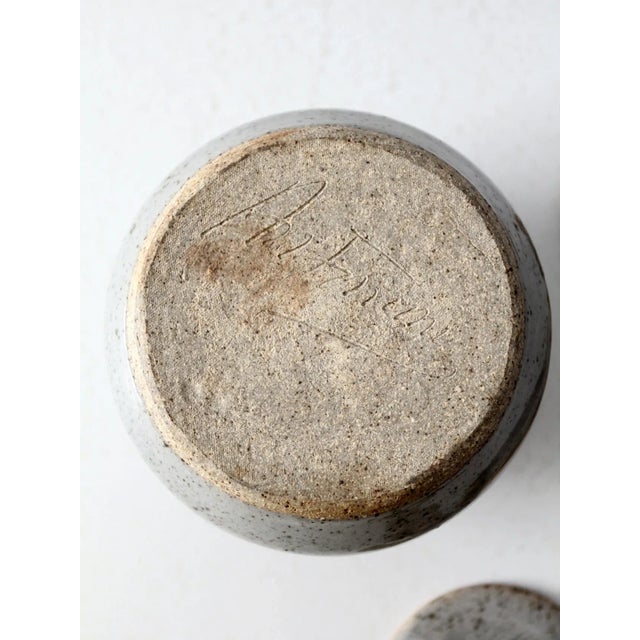 Vintage Studio Pottery Honey Pot For Sale - Image 12 of 13