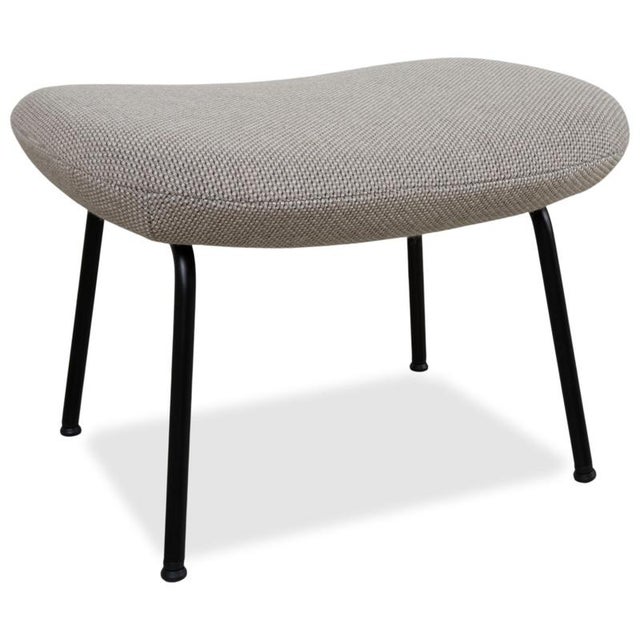 Set of Model 594 Lounge Chair and Ottoman in Grey Upholstery from Rolf Benz For Sale - Image 5 of 18