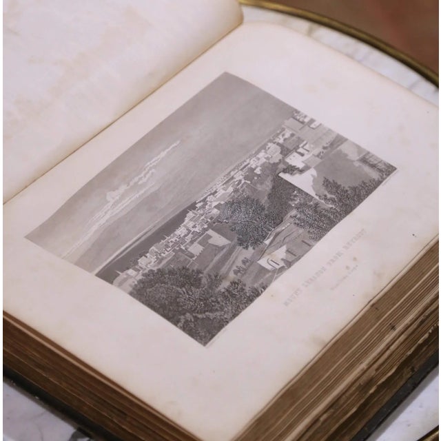 19th Century English Victorian Illustrated National Family Bible With Gilt Pages For Sale - Image 9 of 11