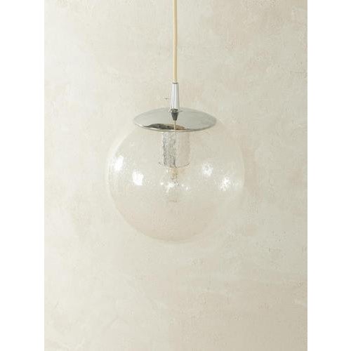 Glass Globe Ceiling Lamp from Peill & Putzler, 1950s For Sale - Image 5 of 7