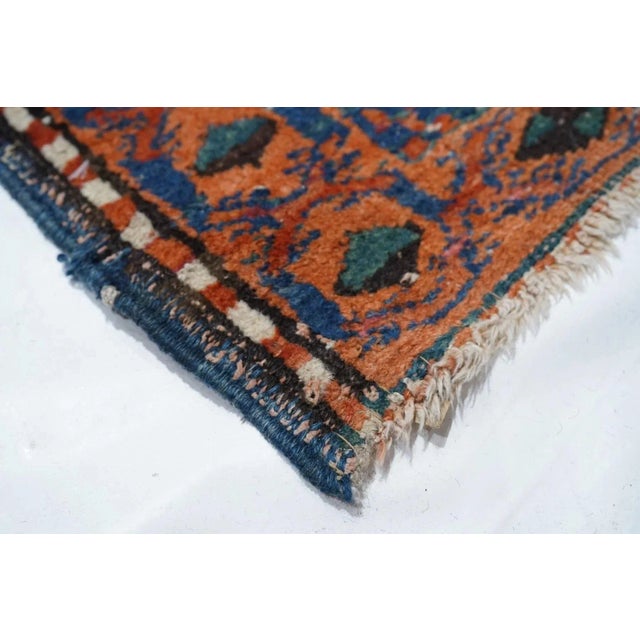 Antique Heriz Runner 3'4'' x 14'4'' For Sale In New York - Image 6 of 11