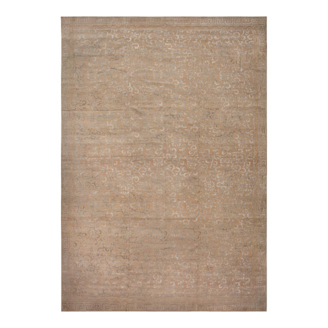 Nazmiyal Collection Large Modern Allover Floral Rug For Sale
