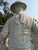 Gray Monumental Cast Concrete Cowboy Western Gunslinger Sculpture - 80 Inches - Lifesize For Sale - Image 8 of 18