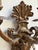 Antique 19th-Century Louis XVI Style Patinated Bronze Three-Light Wall Sconce For Sale - Image 4 of 13