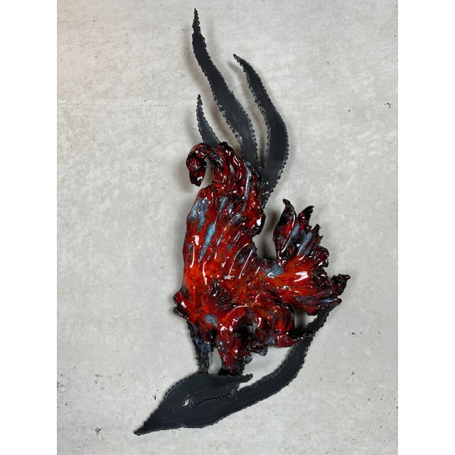 Vintage Ceramic Wall Decoration For Sale - Image 10 of 10