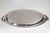 Gold Large Vintage Silver-Plated Oval Serving Tray with Ornate Handles from Christofle, 1970s For Sale - Image 8 of 9
