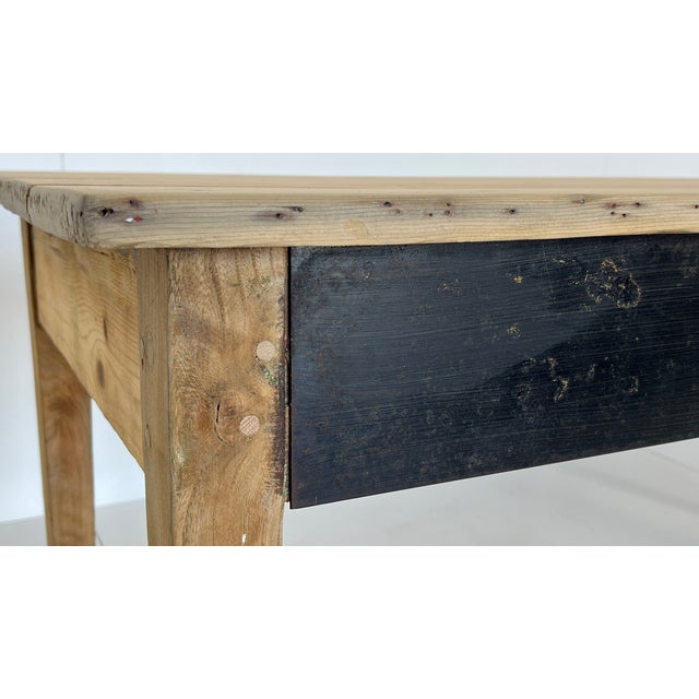Wood French Rustic Country House Table, 1940s For Sale - Image 7 of 11