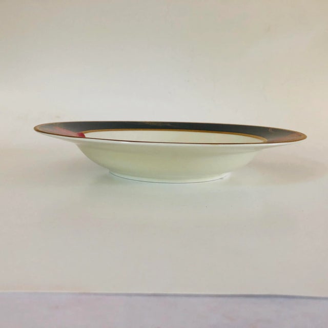 Discounted, Christmas China dinner bowl . Makers mark reads “Mikasa “ Christmas Eve pattern . 8.5”D X 1.5”H