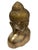 Metal Buddha Bust Brass/Bronze Silvered Nepal Tibet Yoga Meditation Decor 6.75" For Sale - Image 7 of 9