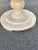 Off-white Late 20th Century Niermann Weeks Large Pedestal Faux Marble Dining Table For Sale - Image 8 of 14