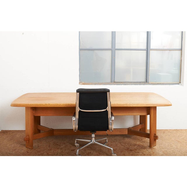 Vintage Table in Oak, 1987 For Sale - Image 14 of 15