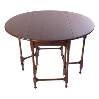 Mid 20th Century Statton Drop-Leaf Gate Leg Table For Sale