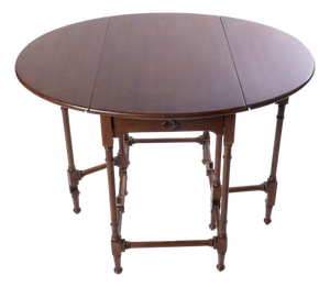 Mid 20th Century Statton Drop-Leaf Gate Leg Table