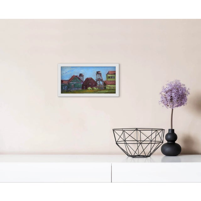 Quiet Places & Journeys — Mendocino Village (Original Oil Landscape) For Sale - Image 13 of 18