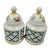 1980s Vintage Villeroy & Boch "Basket" Pattern Salt and Pepper Shaker Set For Sale - Image 5 of 8