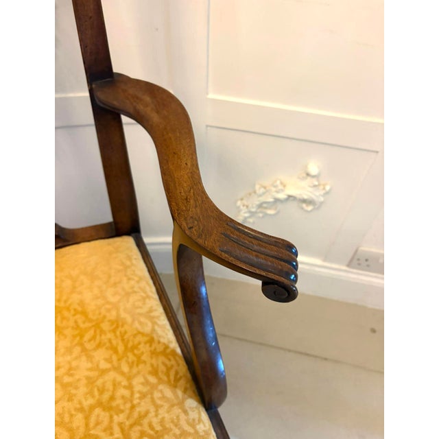 Antique English Victorian Mahogany Carver Dining Chairs, 1880s, Set of 8 For Sale - Image 13 of 18