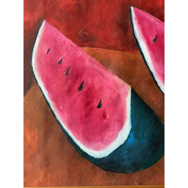 1940s Framed Mexican Watercolor on Paper Attributed to Rufino Tamayo For Sale - Image 5 of 13