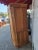 Beige 1980s Rustic Carved Wood Corner Hutch Cabinet For Sale - Image 8 of 18