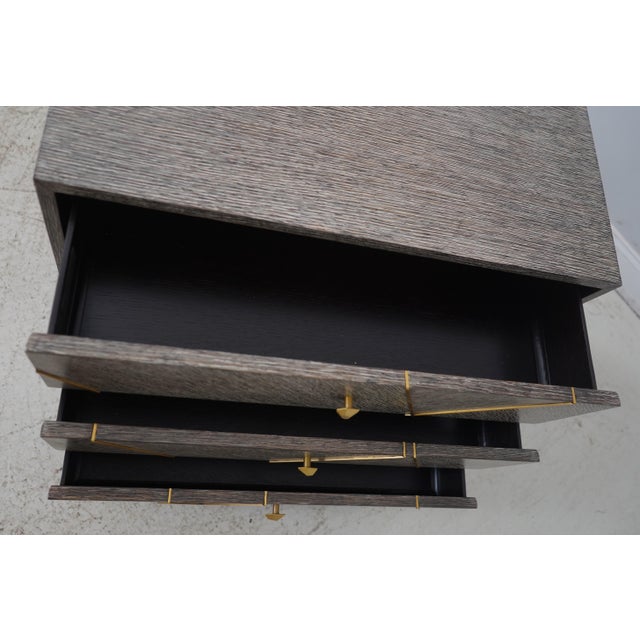 Jonathan Charles Pair Jonathan Charles Modern Design Nightstands For Sale - Image 4 of 12