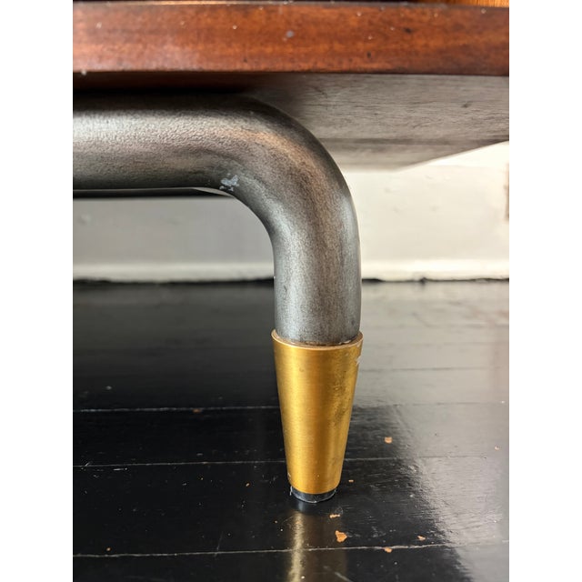 1960s Mid-Century Modern Aurum-Finished Solid Wood Media Credenza For Sale - Image 15 of 15